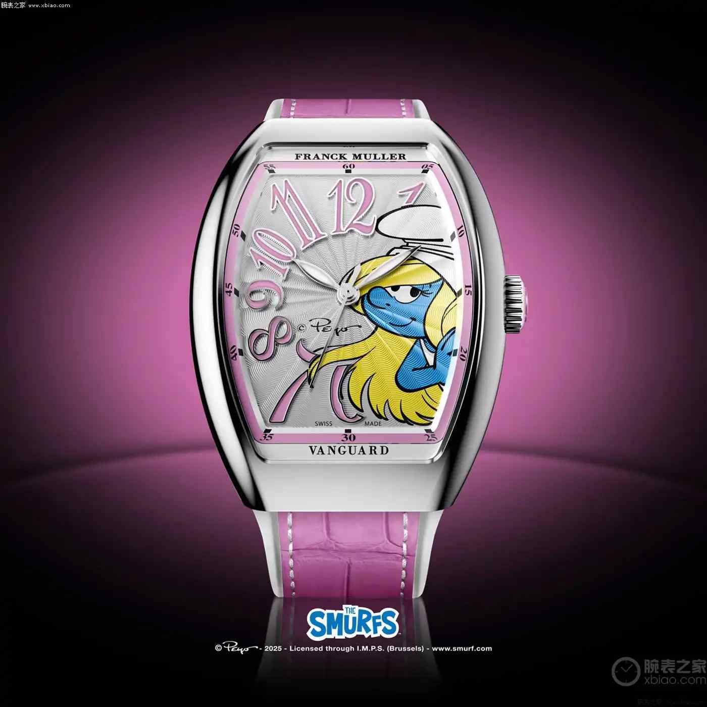 法穆兰蓝妹妹联名款震撼上市！全球限量100枚，蓝精灵粉丝必抢！ | 奈斯探表