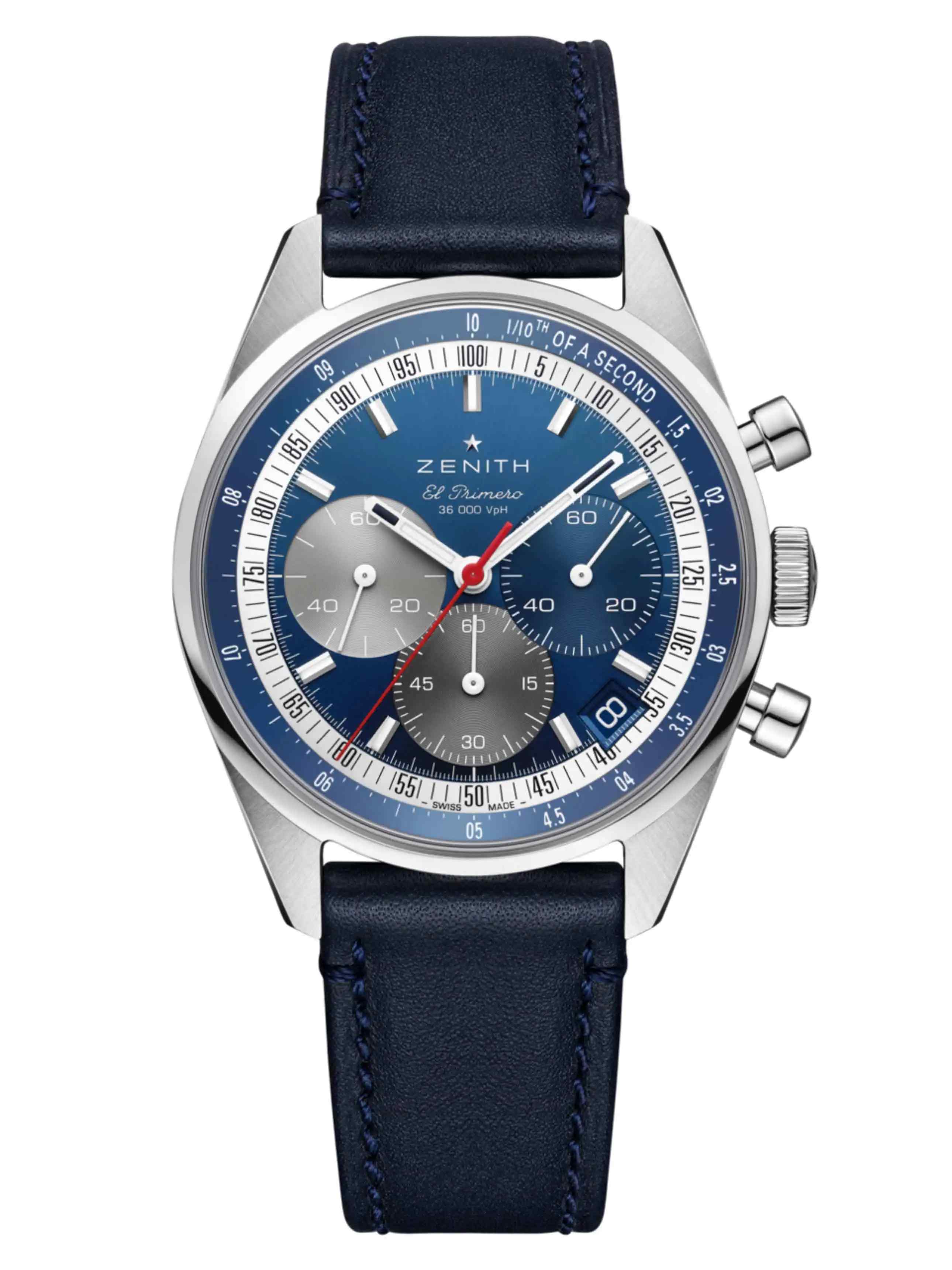 传奇重生！ZENITH真力时复刻A386腕表，1/10秒计时精度震撼表坛！ | 奈斯探表