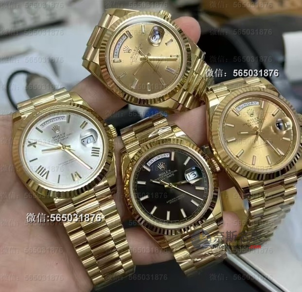 209克完美配重！RC厂配重版Day-Date（简称DD）横评：这才是真正的'金表'体验 | 奈斯探表