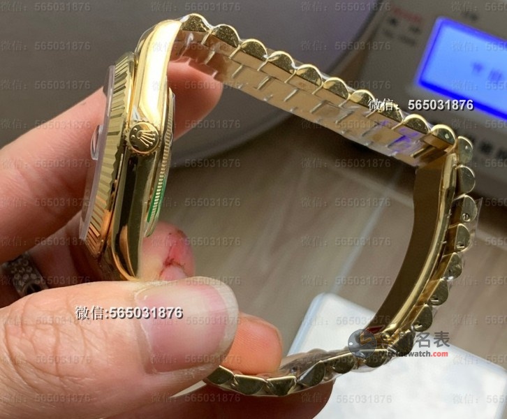 209克完美配重！RC厂配重版Day-Date（简称DD）横评：这才是真正的'金表'体验 | 奈斯探表