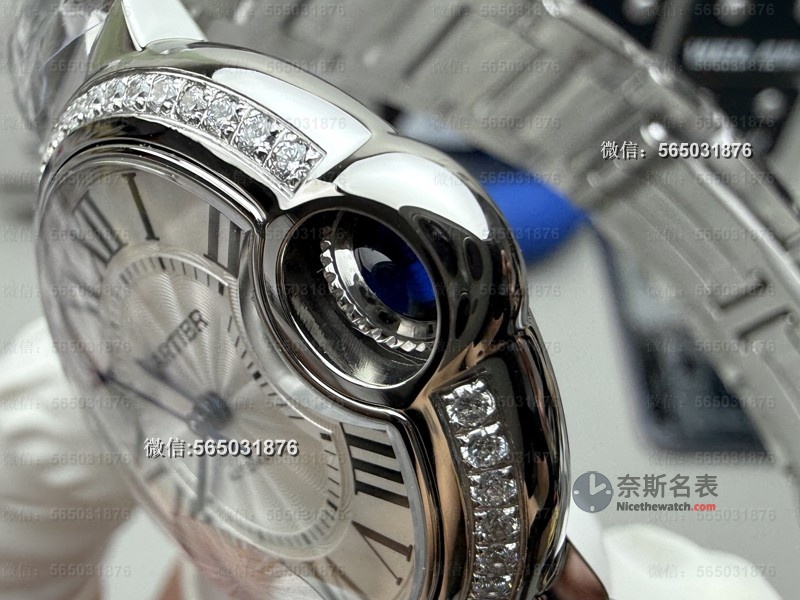 送礼首选！AF厂卡地亚33钻圈蓝气球女表，少女心爆棚，女神收到都尖叫！ | 奈斯探表