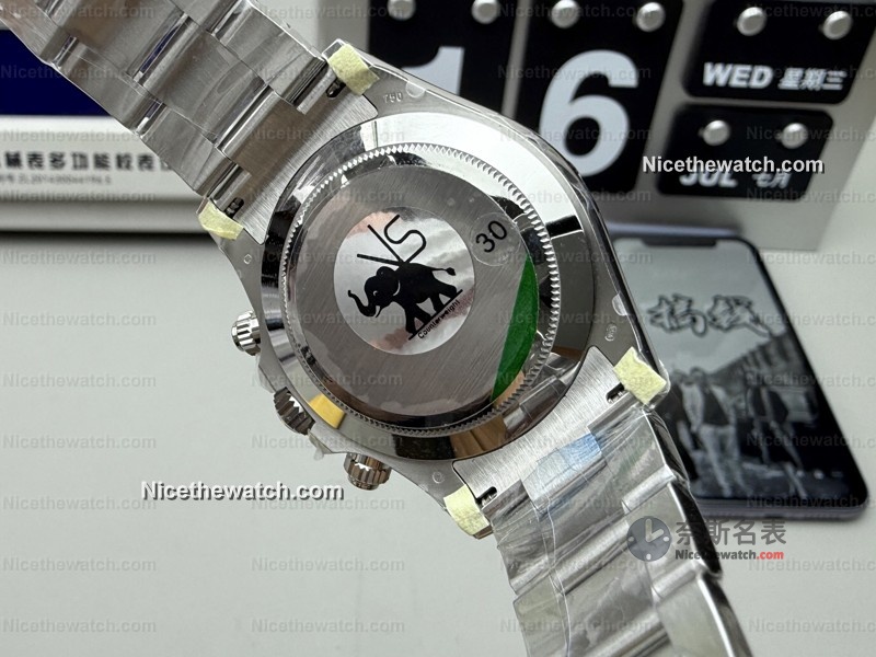 VS厂白金灰迪V3震撼升级！183克真手感+4131稳定机芯，细节拉满堪比原装？ | 奈斯探表