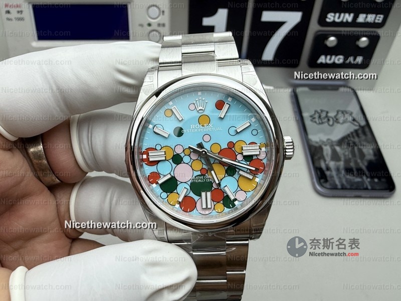 VS厂蒂芙尼蓝泡泡面曝光！细节堪比原装？看完我直接下单了 | 奈斯探表