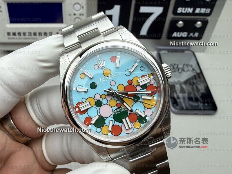 VS厂蒂芙尼蓝泡泡面曝光！细节堪比原装？看完我直接下单了 | 奈斯探表