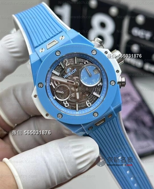 戴出圈的机械艺术！BBF大爆炸蓝白陶瓷款来了，镂空机芯美到窒息！ | 奈斯探表