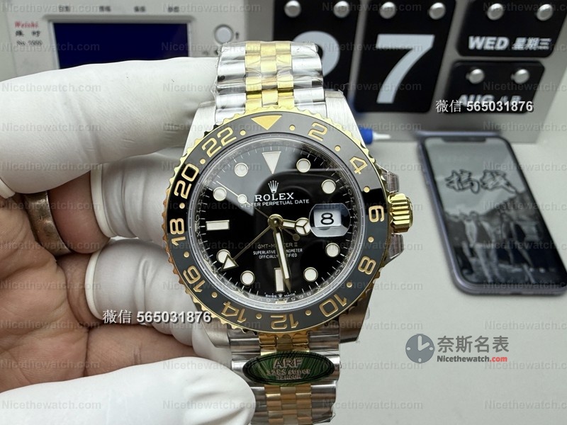 别再买轻飘仿表了！这款ARF间金皮蛋圈做到170克，戴上手才知道什么叫坠手感！ | 奈斯探表
