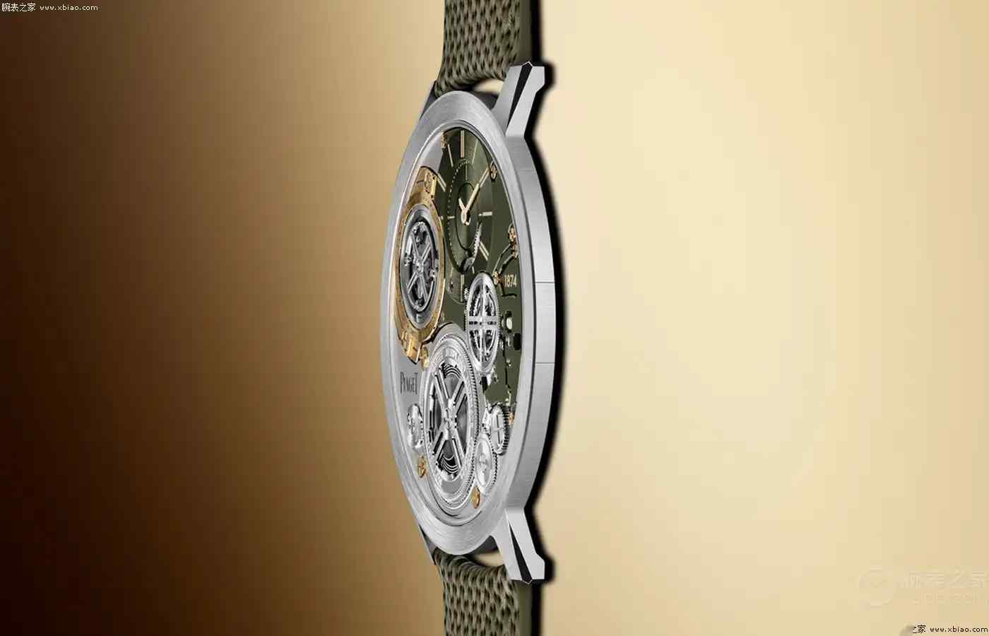 伯爵2毫米超薄陀飞轮升级！黄金卡其绿配色奢华吸睛，定制专属传奇 | 奈斯探表