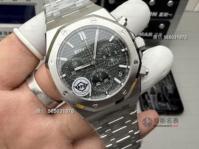 蓝面绿面都火疯了！APS钢王26240真飞返曝光，4401一体机芯太顶了，表友直呼“原厂级”！ | 奈斯探表