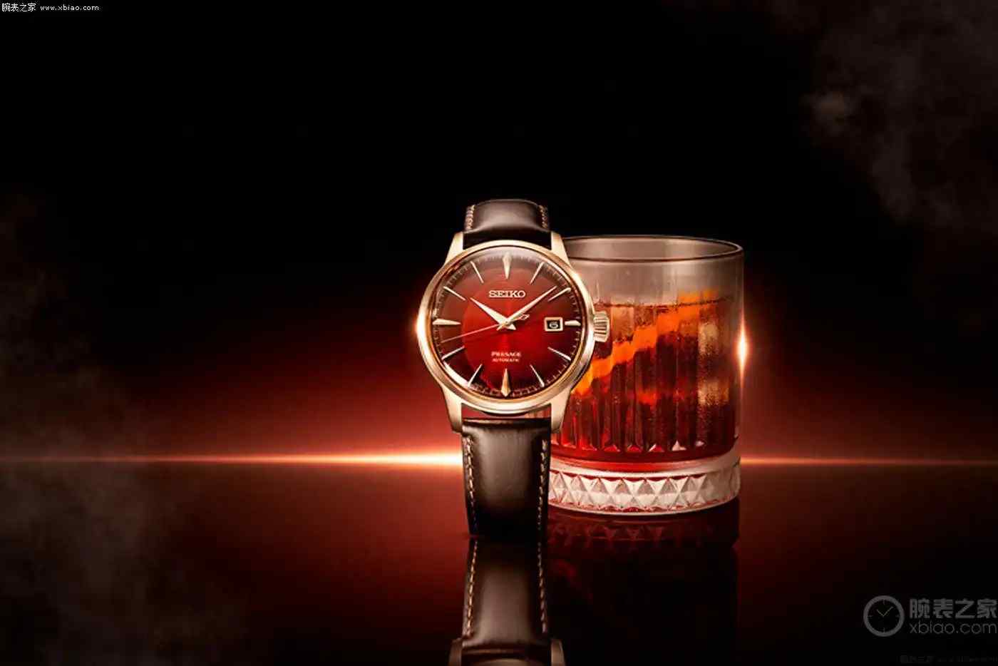 精工Presage鸡尾酒表限量款！深红盘面致敬内格罗尼，仅千枚抢藏 | 奈斯探表