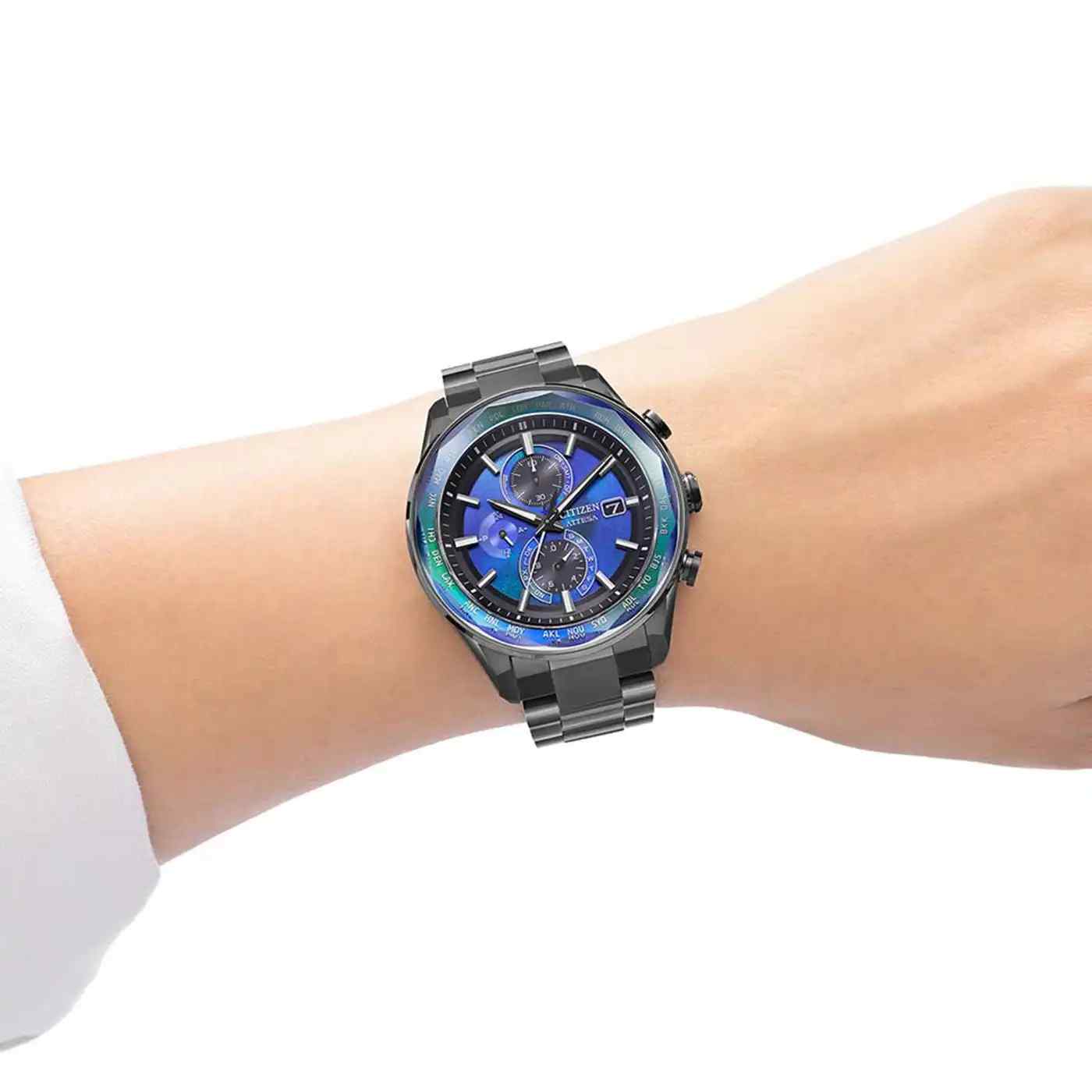 西铁城ATTESA蓝宝石限量版震撼上市！1800枚珍藏，光影变幻美如宇宙！ | 奈斯探表