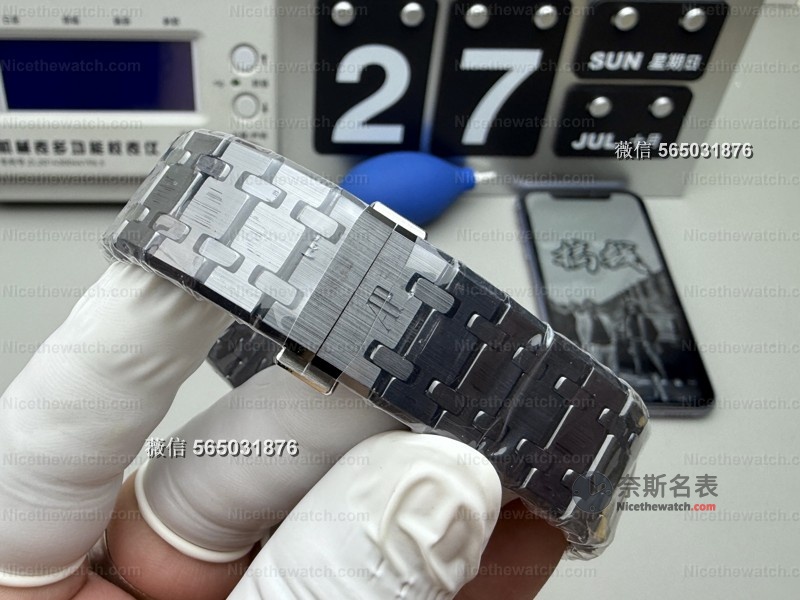 “黑武士”驾到！APS厂皇家橡树15500黑陶瓷款真实上手：可动头粒+4302一体机芯，复刻表也能戴出专柜范儿！ | 奈斯探表