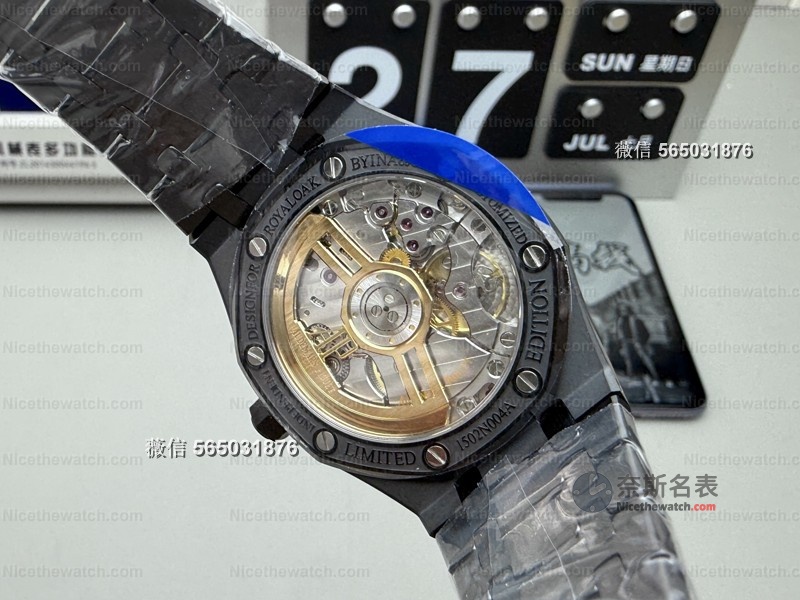 “黑武士”驾到！APS厂皇家橡树15500黑陶瓷款真实上手：可动头粒+4302一体机芯，复刻表也能戴出专柜范儿！ | 奈斯探表