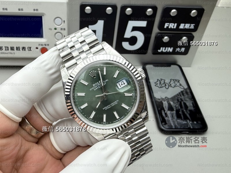 花了3k戴上“十万级劳力士”？实测VS厂薄荷绿日志，同事问我是不是真货！ | 奈斯探表