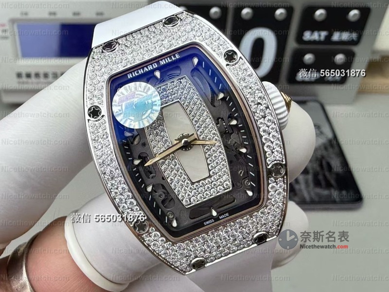 2025女生戴表天花板！ZF厂理查德米勒07-01镶钻款，上手惊艳到闺蜜追问链接！ | 奈斯探表