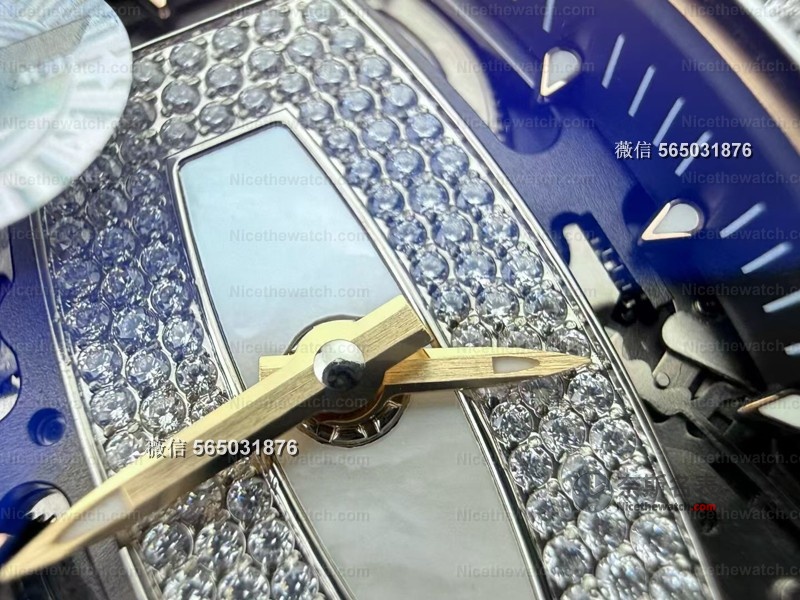 2025女生戴表天花板！ZF厂理查德米勒07-01镶钻款，上手惊艳到闺蜜追问链接！ | 奈斯探表