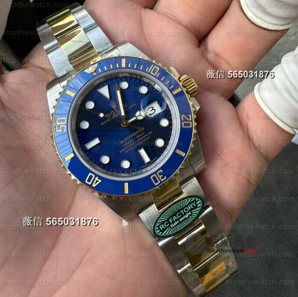 【配重天花板】RC厂间金黑蓝水鬼3135实测：185克真·原装手感，细节拉满闭眼入！ | 奈斯探表