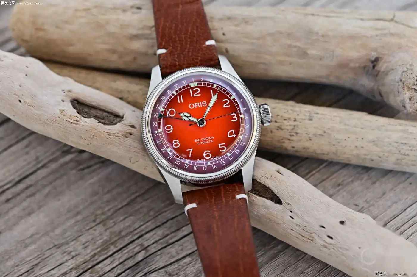 豪利时联名Cervo Volante！橙色枫叶盘大表冠腕表首发，复古控必入！ | 奈斯探表