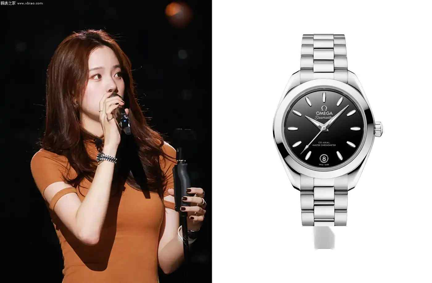通勤休闲一键切换！揭秘欧阳娜娜腕间欧米茄海马AT30的搭配密码 | 奈斯探表