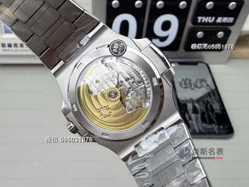 别再买3K了！BBF新版鹦鹉螺5711全面升级，8.3mm超薄+烫金机芯，细节碾压原版？ | 奈斯探表