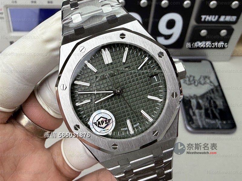 APS厂爱彼15510实测：4302一体机芯真能媲美正品？细节太狠了！ | 奈斯探表