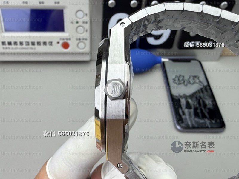 APS厂爱彼15510实测：4302一体机芯真能媲美正品？细节太狠了！ | 奈斯探表