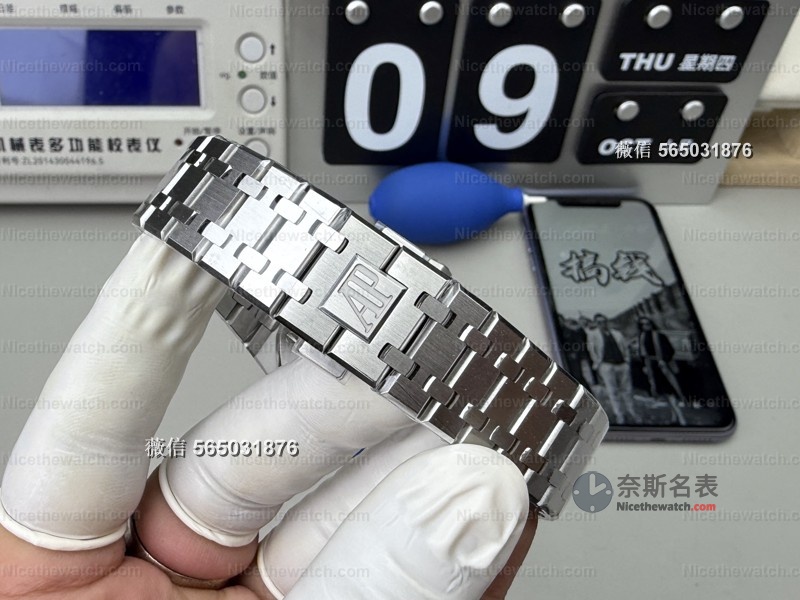 APS厂爱彼15510实测：4302一体机芯真能媲美正品？细节太狠了！ | 奈斯探表