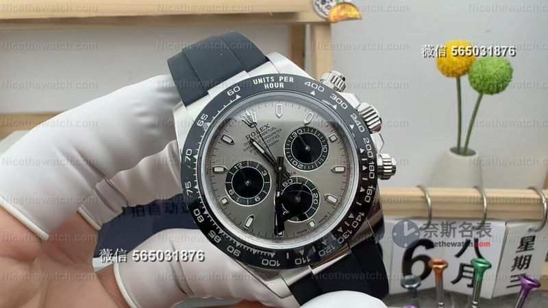 VS厂劳力士灰熊迪通拿实测：丹东4130机芯真能打？不到4K计时码表值不值得冲？ | 奈斯探表
