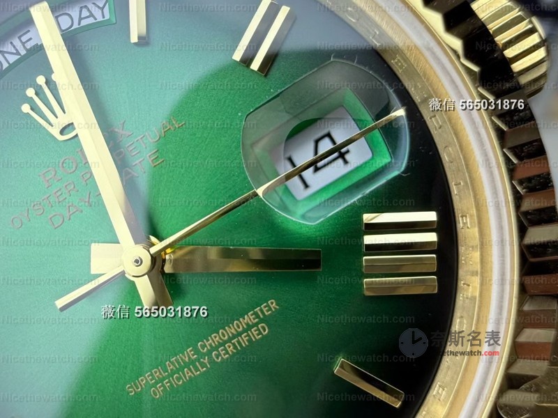 专柜同款沉甸手感！QF新品烟熏绿DD36mm开箱，158克配重告别轻飘飘仿品 | 奈斯探表