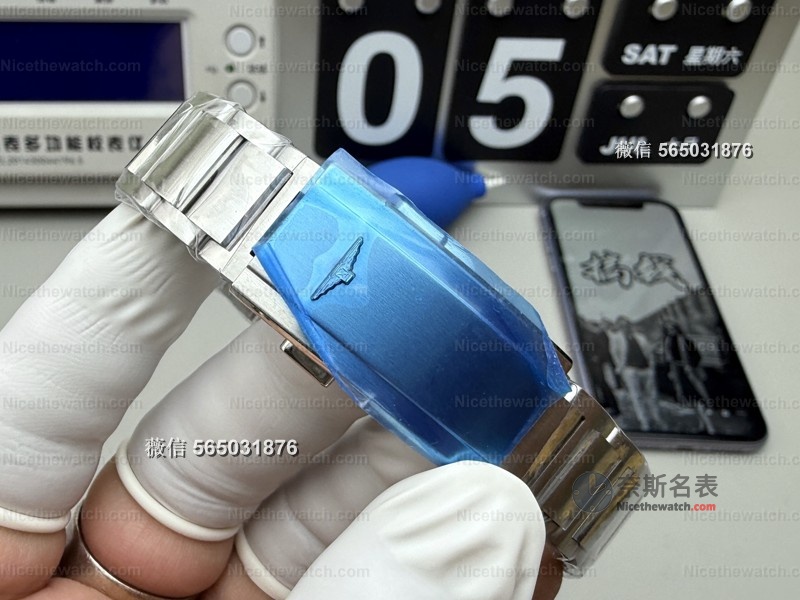AF厂浪琴康卡斯GMT蓝陶腕表深度测评：细节拉满，复刻界的“六边形战士”？ | 奈斯探表