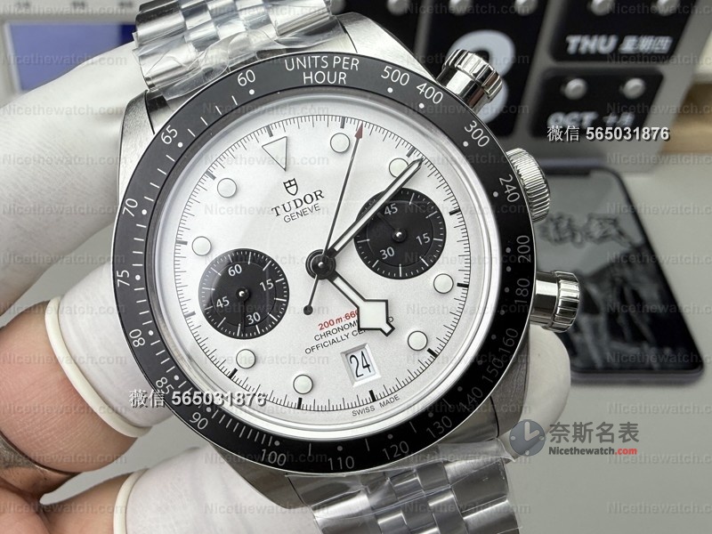 帝舵毕业款来了！ZF 2025碧湾计时型火烈鸟色复刻表，日历全对版+7750机芯，细节拉满！ | 奈斯探表