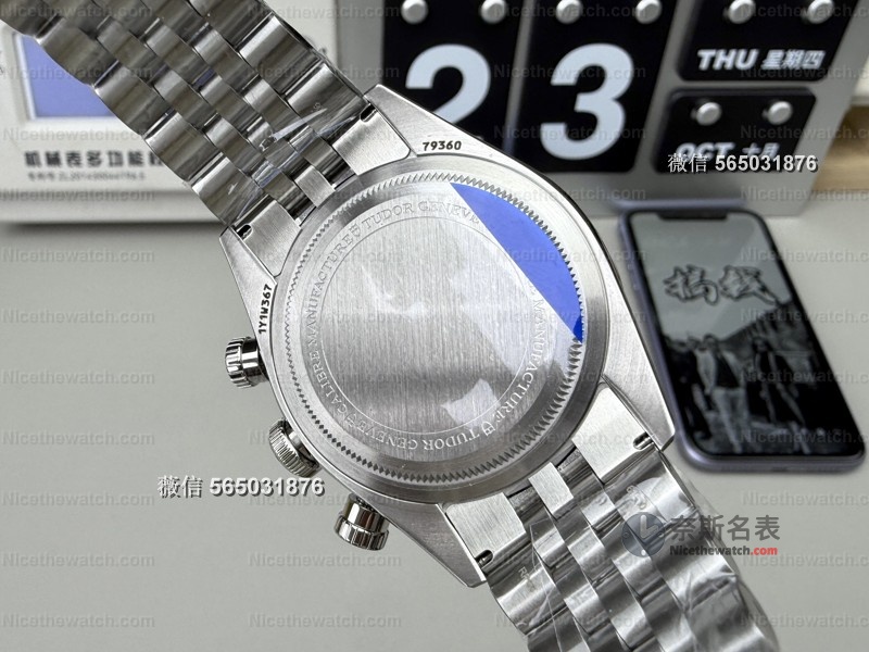 帝舵毕业款来了！ZF 2025碧湾计时型火烈鸟色复刻表，日历全对版+7750机芯，细节拉满！ | 奈斯探表