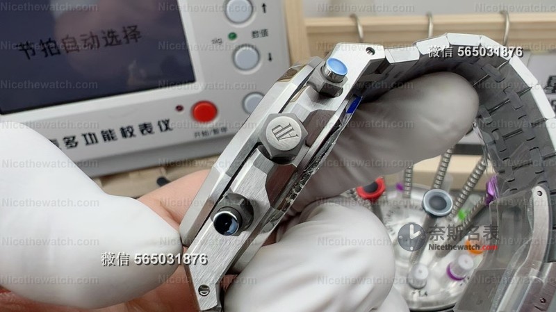 霜金不掉钻！APS厂爱彼26240熊猫款实测：4401一体机芯+饼干盘面，细节太顶了！ | 奈斯探表