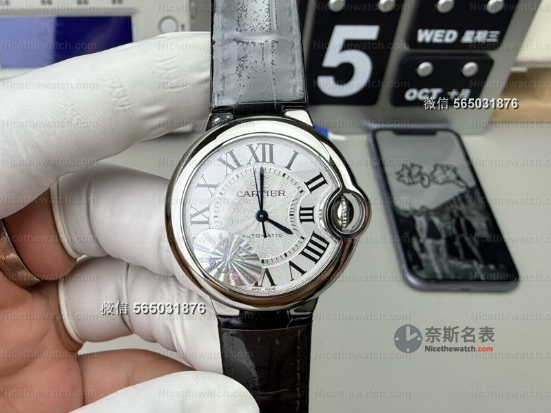 别再买错蓝气球！AF厂33mm机械款细节揭秘：076机芯停秒精准，鱼眼镜面是假货！ | 奈斯探表