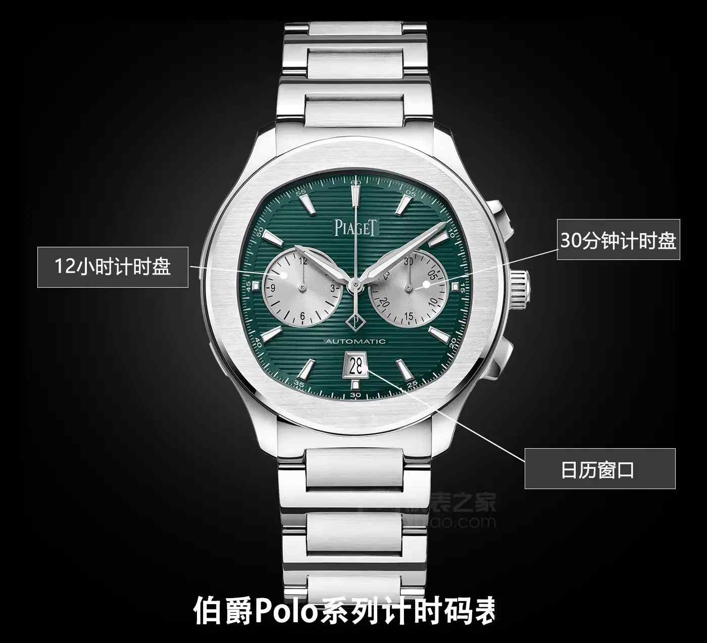 伯爵绿盘计时码表颠覆传统！正装运动双修11.2mm超薄机身引爆职场精英圈 | 奈斯探表