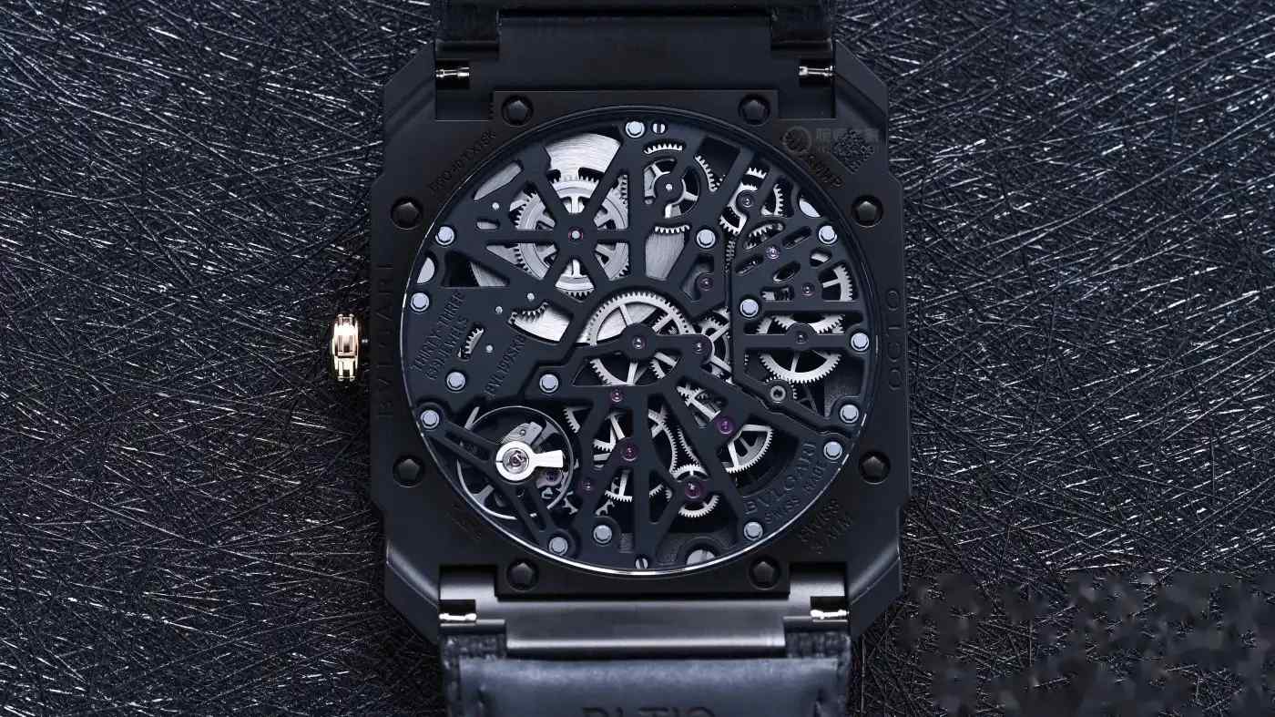 仅5.95mm厚度！宝格丽黑金镂空腕表震撼上市，8天动储颠覆认知 | 奈斯探表