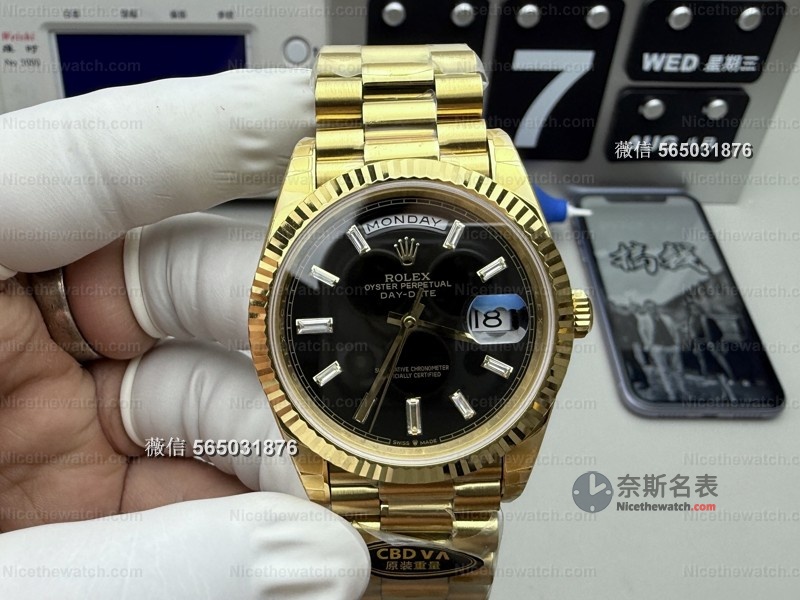 戴了CBD黑冰糖V9配重版一个月，219克真金质感，路人真以为我买了正品！ | 奈斯探表