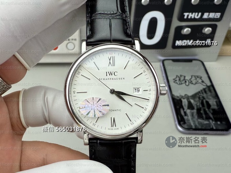 为了选一款靠谱的万国柏涛菲诺，我对比了MKS和正品，结果出乎意料 | 奈斯探表