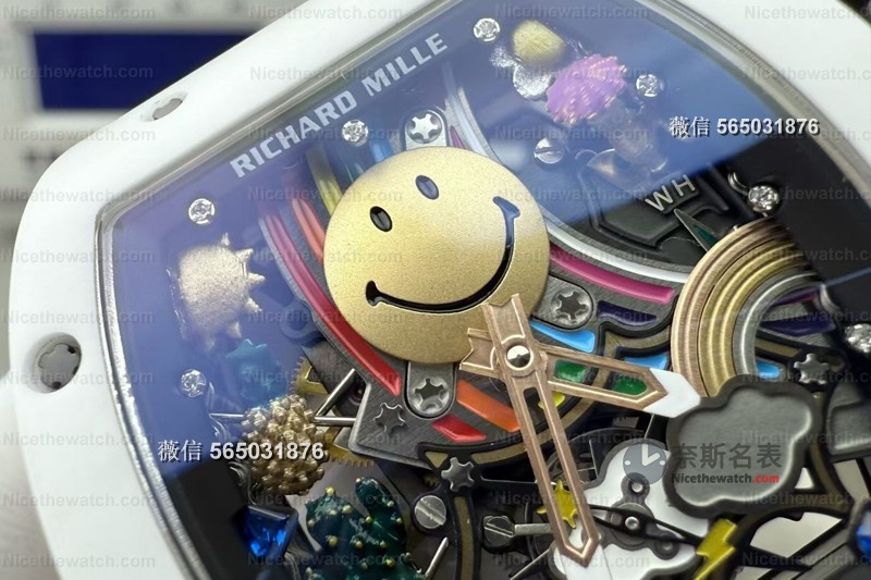 在私人钟表沙龙近距离看RM88 Smiley：这不是表，是戴在手腕上的快乐童话 | 奈斯探表