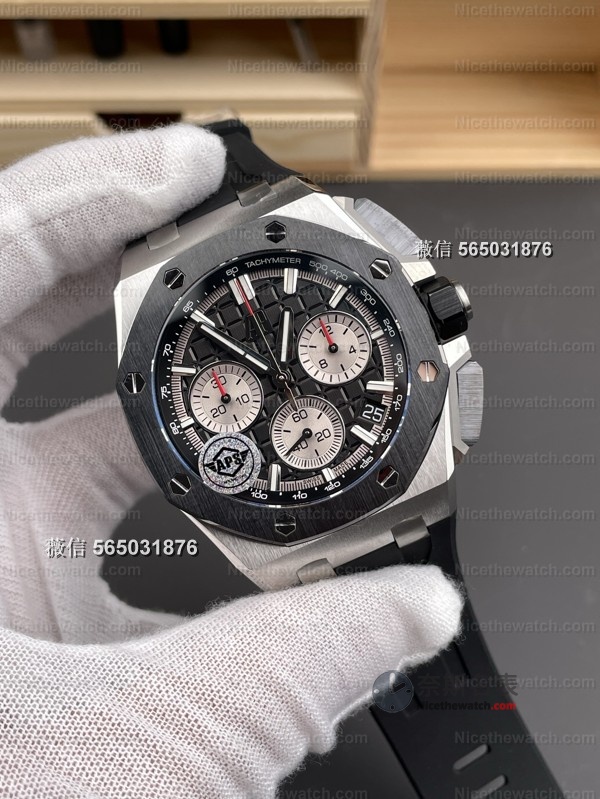 不再是改机芯！APS厂26420黑陶瓷升级4401一体芯，陶瓷圈+快拆带太香了 | 奈斯探表