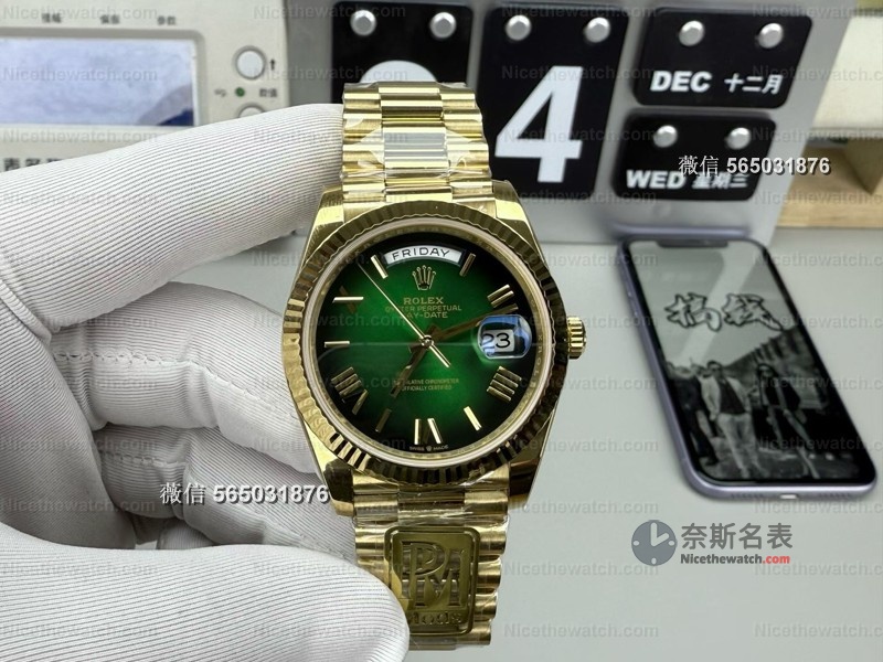 PPM厂劳力士星期日志型复刻表：配重天花板，细节狂魔如何重新定义“顶级复刻”？ | 奈斯探表