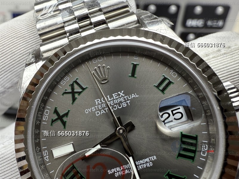 狗牙圈闪到反光？VS厂绿萝日志V2细节解析，这做工真的像正品？ | 奈斯探表