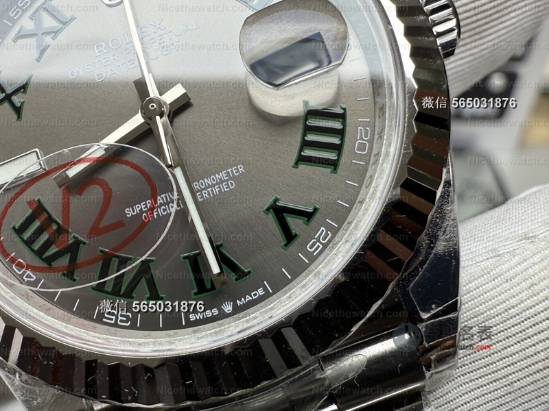 狗牙圈闪到反光？VS厂绿萝日志V2细节解析，这做工真的像正品？ | 奈斯探表