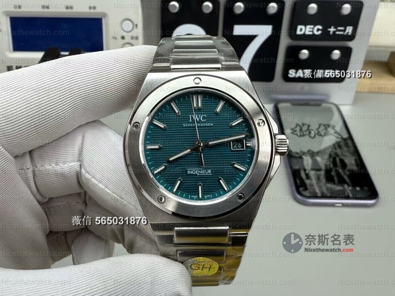 GH厂IWC工程师40快拆版实测：绿盘吸睛、9015改芯稳不稳？值不值得入手？ | 奈斯探表