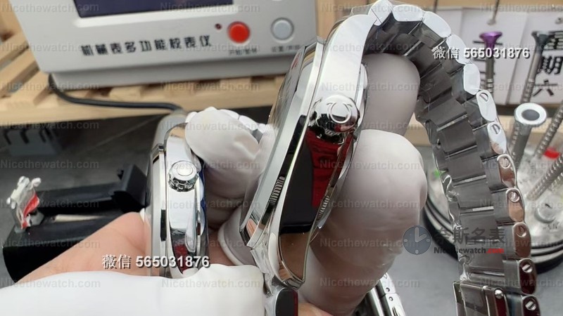 小手腕福音！VS厂欧米茄38mm黑盘海马复刻表深度评测：丹东8800机芯+54小时储能真香！ | 奈斯探表