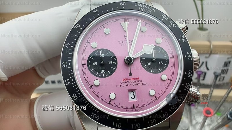 周杰伦同款粉面碧湾计时来了！ZF厂帝舵7750机芯版到底值不值得入？ | 奈斯探表