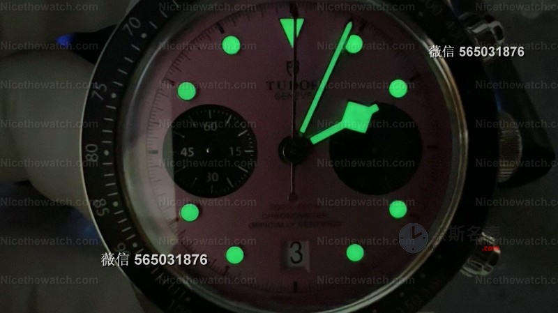 周杰伦同款粉面碧湾计时来了！ZF厂帝舵7750机芯版到底值不值得入？ | 奈斯探表