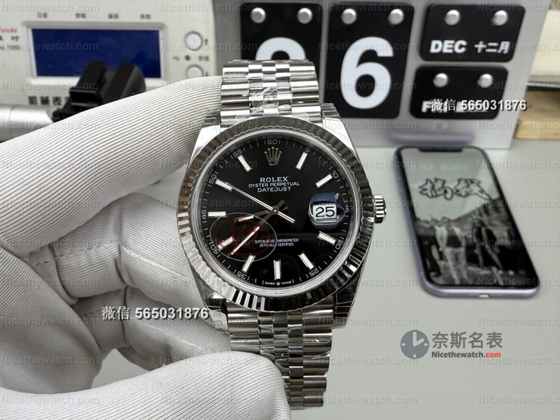 别再买旧版了！VS 41mm黑盘日志V2全面升级，狗牙圈闪、盘面无色差 | 奈斯探表