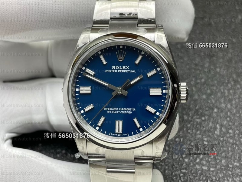 哑光莫兰迪蓝太高级！VS蚝式恒动41mm丹东3230机芯实测，70小时动储真香 | 奈斯探表