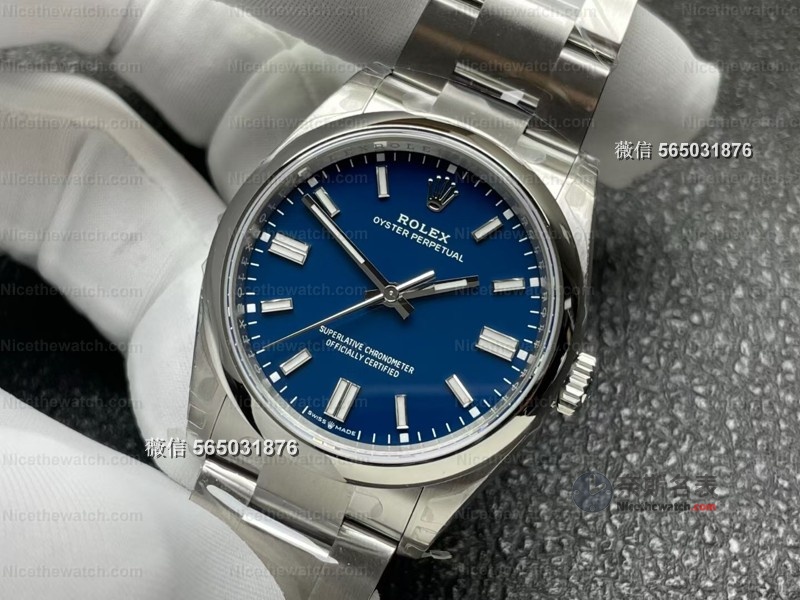 哑光莫兰迪蓝太高级！VS蚝式恒动41mm丹东3230机芯实测，70小时动储真香 | 奈斯探表