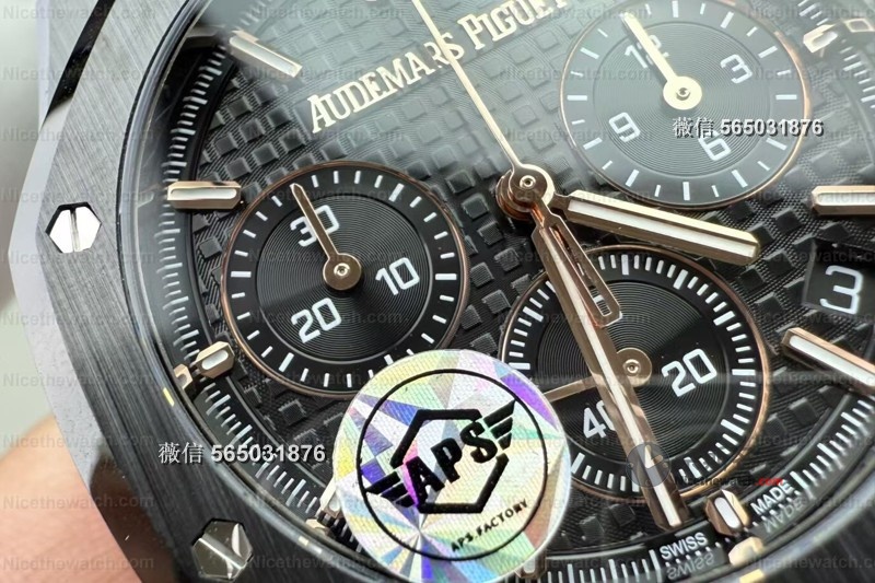 全陶瓷+无卡度机芯！APS爱彼26240黑陶瓷复刻实测，告别一眼假！ | 奈斯探表